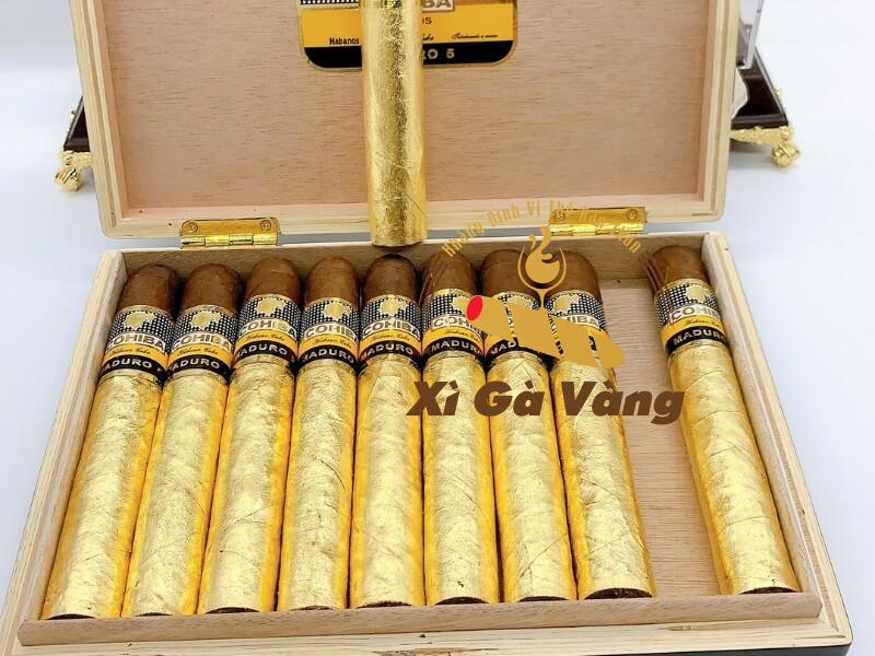 Hương vị Cohiba dát vàng độc đáo và khó quên